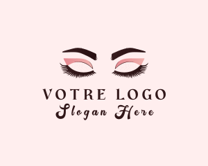 Girl - Eyelash Self Care logo design