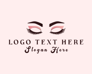 Lashes - Eyelash Self Care logo design