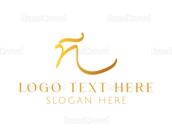 Elegant Script Company Logo