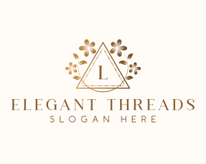 Elegant Floral Boutique logo design