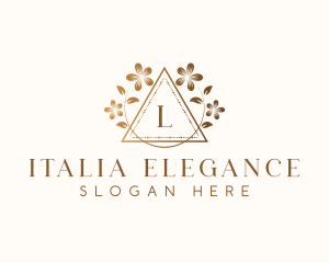 Elegant Floral Boutique logo design