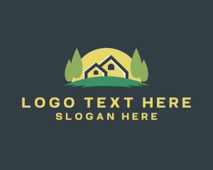 Accommodation - Residential Nature Home logo design