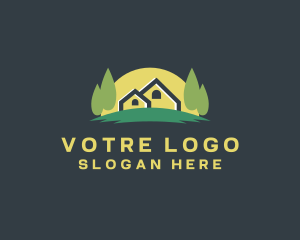 Property Developer - Residential Nature Home logo design