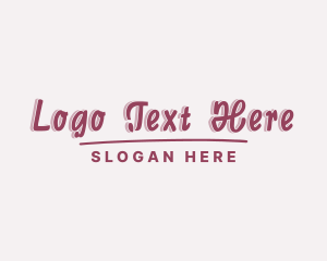 Urban - Casual Script Company logo design