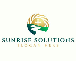 Holy Cross Sunrise logo design