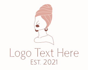 Skin Care - Beauty Fashion Turban logo design