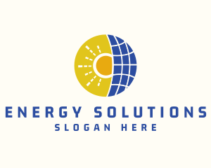 Solar Energy Panel logo design