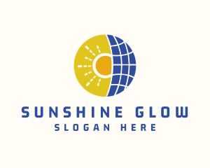 Sunlight - Solar Energy Panel logo design