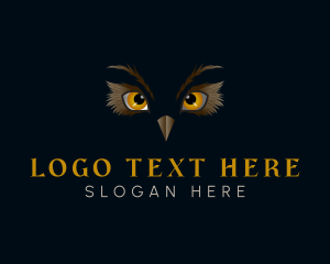 Hunting - Night Owl Aviary logo design