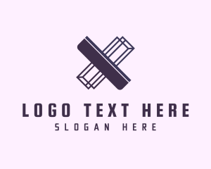 Software - Modern Letter X Company logo design