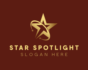 Star Swoosh Talent Show logo design