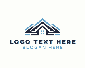 Geometric Roofing Builder Logo