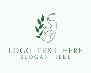 Female - Organic Skin Dermatology logo design