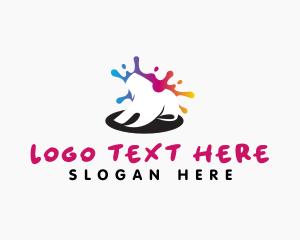 Laundromat - Shirt Paint Printing logo design