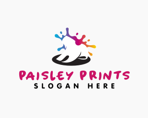 Shirt Paint Printing logo design