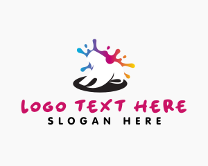 Paint Splatter - Shirt Paint Printing logo design
