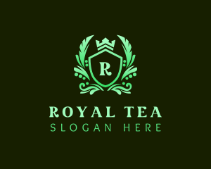 Gradient Royal Shield logo design