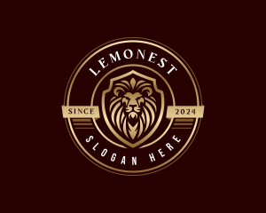 Royalty Crest Lion Logo