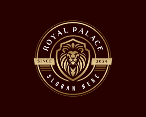 Royalty Crest Lion logo design