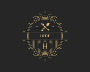 Elegant Gourmet Restaurant Logo