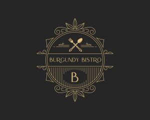 Elegant Gourmet Restaurant logo design