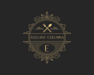 Elegant Gourmet Restaurant logo design