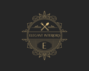 Elegant Gourmet Restaurant logo design