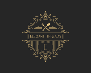 Elegant Gourmet Restaurant logo design