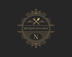 Elegant Gourmet Restaurant logo design