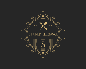 Elegant Gourmet Restaurant logo design