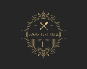 Elegant Gourmet Restaurant Logo