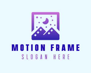 Night Mountain Film logo design