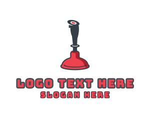 Remote - Plunger Joystick Esport logo design