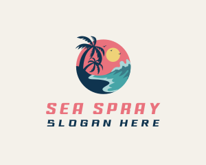 Travel Beach Resort logo design