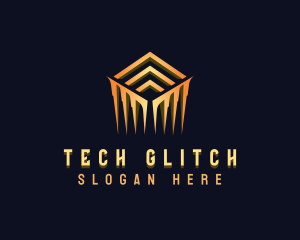 Luxury Cube Tech logo design