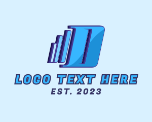 Multimedia - Modern Moving Letter D Business logo design