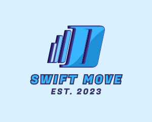 Move - Modern Moving Letter D Business logo design