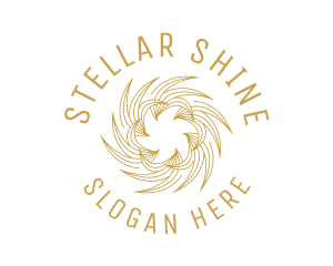 Sun Grass Emblem logo design