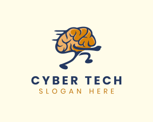 Organ - Running Smart Brain logo design