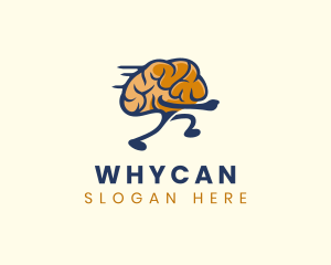 Running - Running Smart Brain logo design