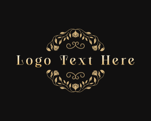 Luxury - Flower Nature Ornament logo design