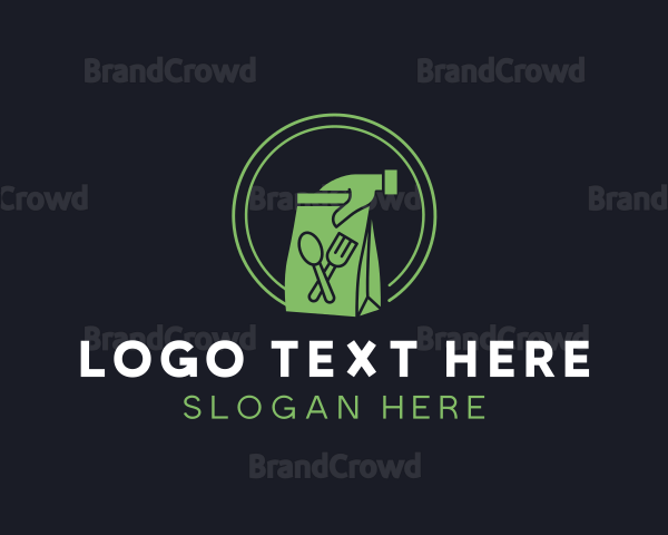 Grocery Supermarket Bag Logo