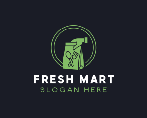 Grocery - Grocery Supermarket Bag logo design