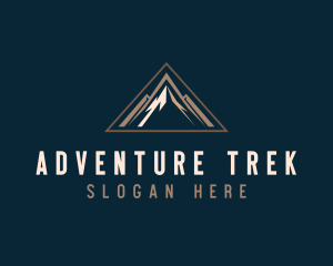 Trek - Mountain Triangle Peak logo design