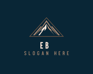 Geometric - Mountain Triangle Peak logo design