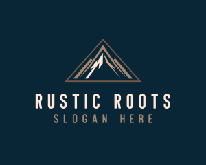 Rural - Mountain Triangle Peak logo design