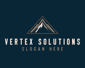 Triangle - Mountain Triangle Peak logo design