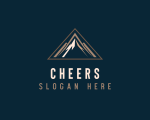 Mountain Triangle Peak logo design