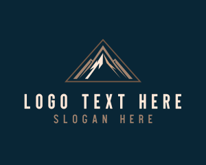 Outdoor - Mountain Triangle Peak logo design