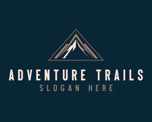 Mountain Triangle Peak logo design